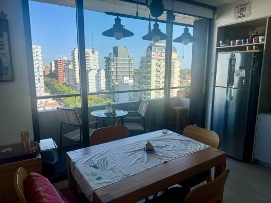 For Sale Studio Apartment with Balcony with Parking - La Lucila