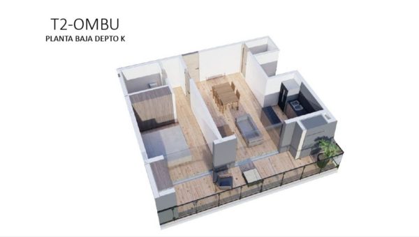 For Sale 1-bedroom Apartment Tao Parque