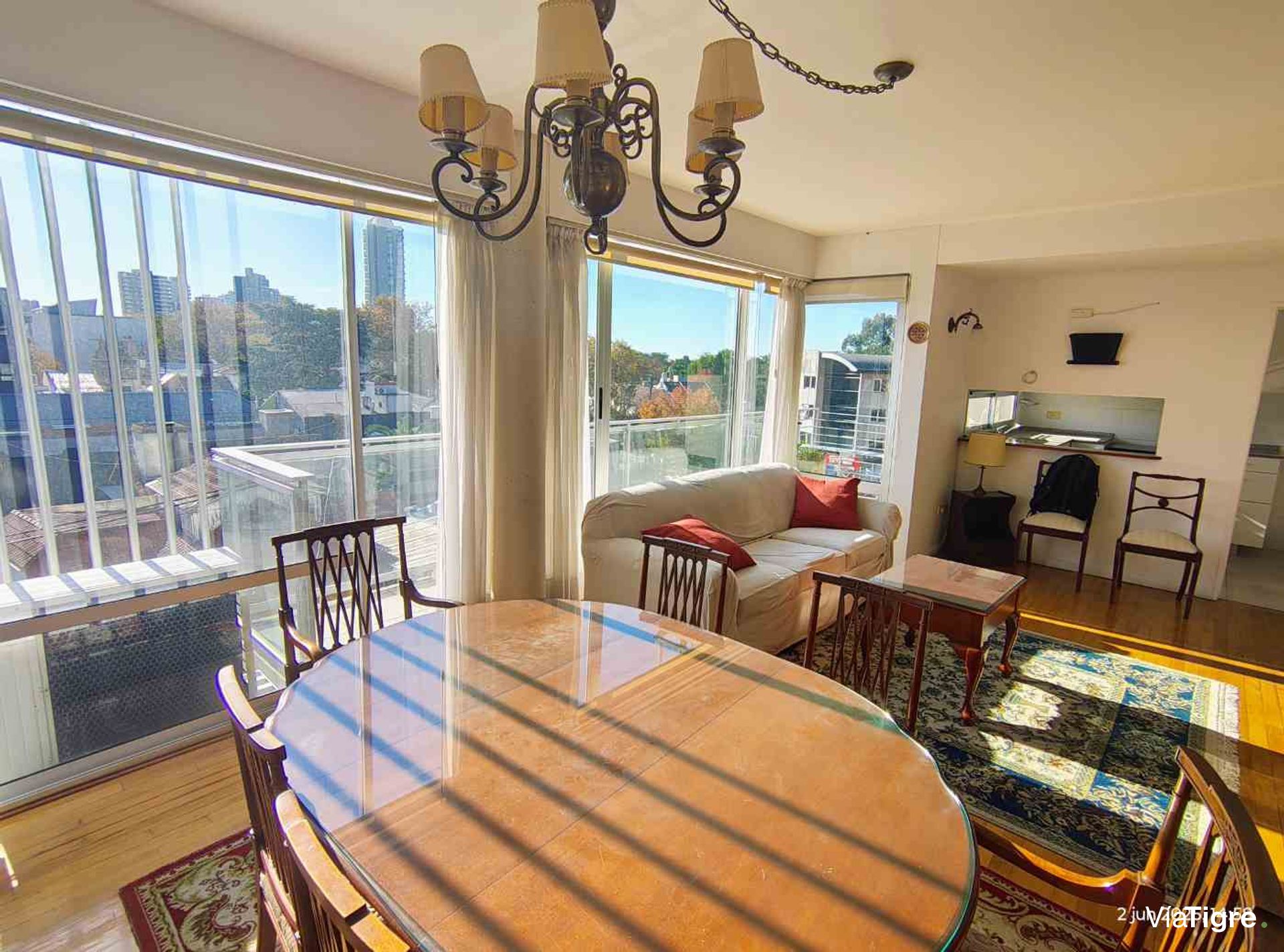 Departamento 3 ambientes venta Balcón aterrazado