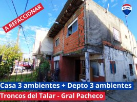 Casa Y Departamento Venta El Talar Multifamiliar