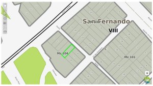 Sale of 186 square meter land in San Fernando, near Tigre branch
